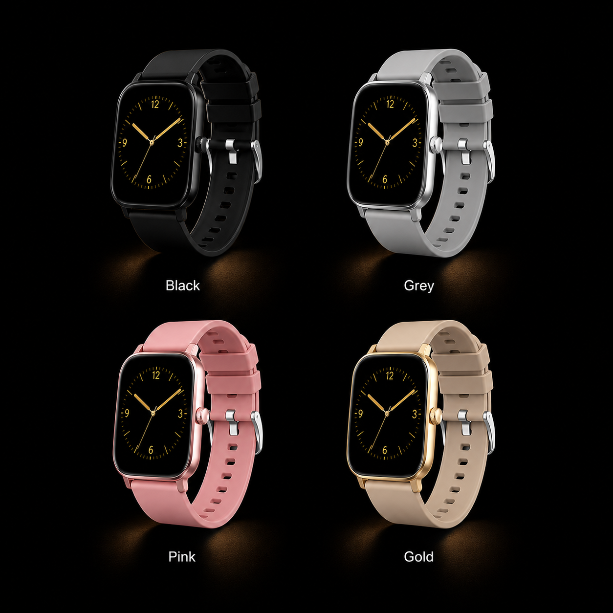 Smart Watch — Full Touch Screen, Bluetooth Calls & Health Tracking