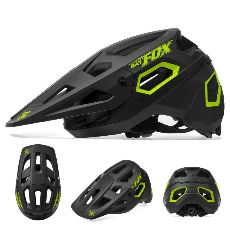 BATFOX Fahrradhelm MTB – In-Mold Speed-Mountainbike-Helm – Originaler, spezialisierter Fahrradhelm für Herren und Damen