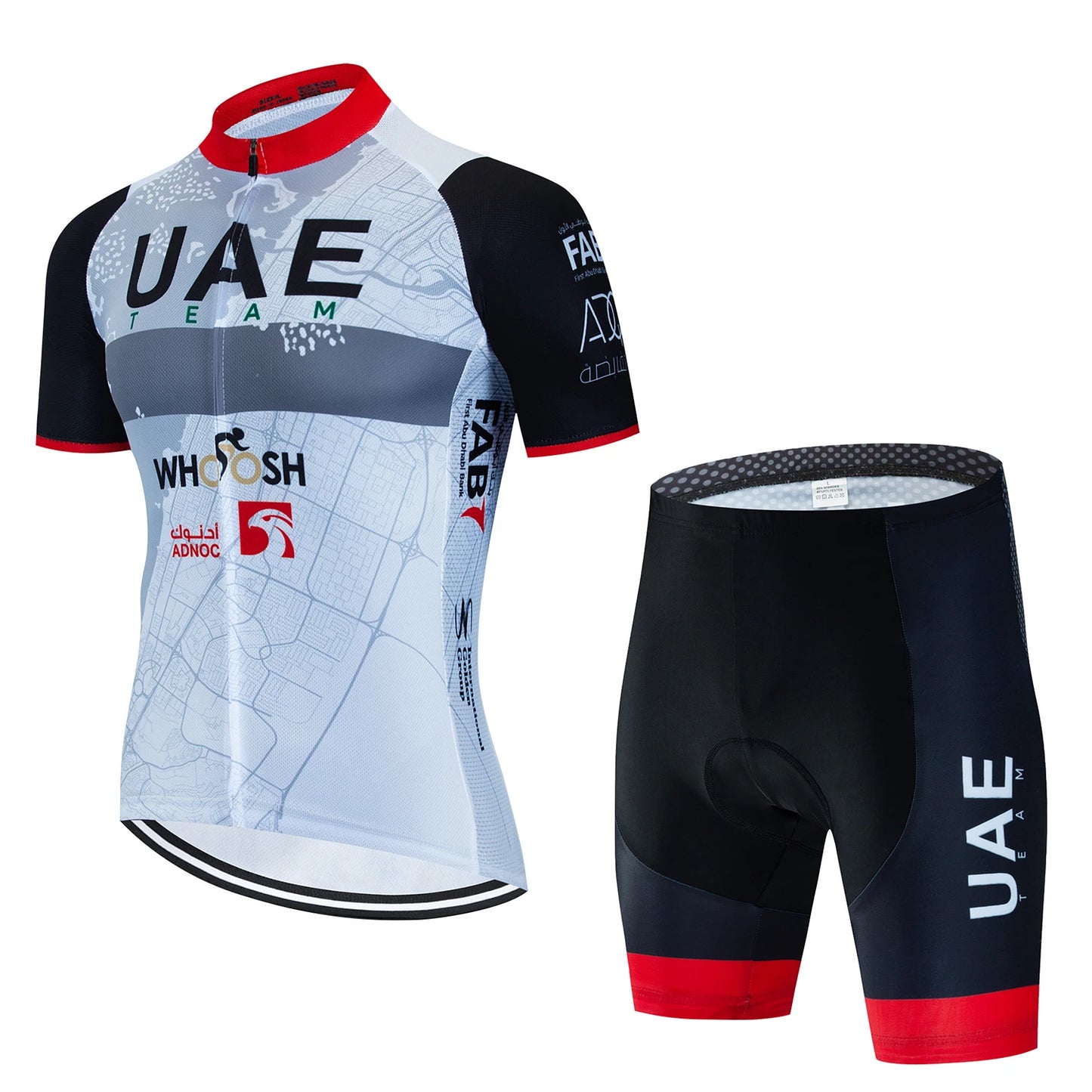 Vereinigte Arabische Emirate Radbekleidung Trikot Herren Set MTB Rennrad Uniform Shorts Herren Mountainbike Komplett 2024 Bib Anzug Herren Radfahren Frühling Sommer