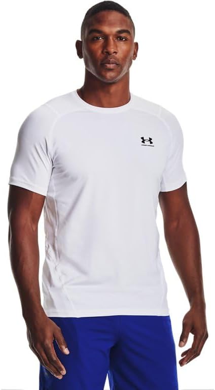 Under Armour HeatGear Fitted Kurzarmshirt für Herren – Blickdichtes Funktionsshirt