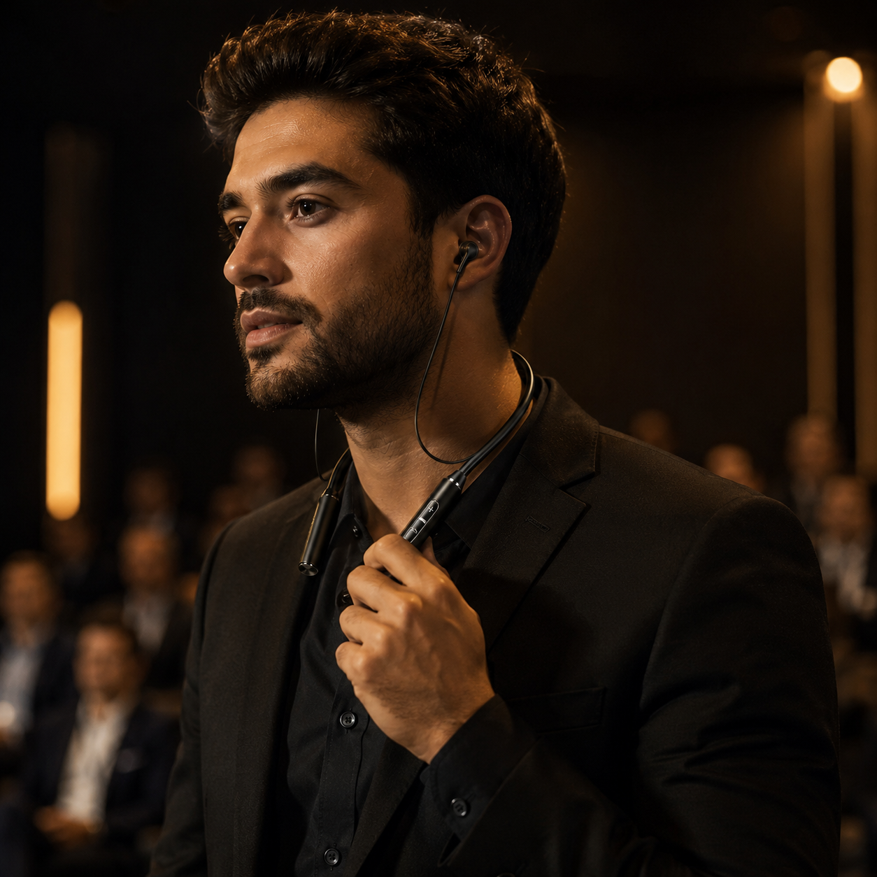 Neckband Wireless Earphones — Bluetooth 5.3, Built-in Mic & Magnetic Sport Design