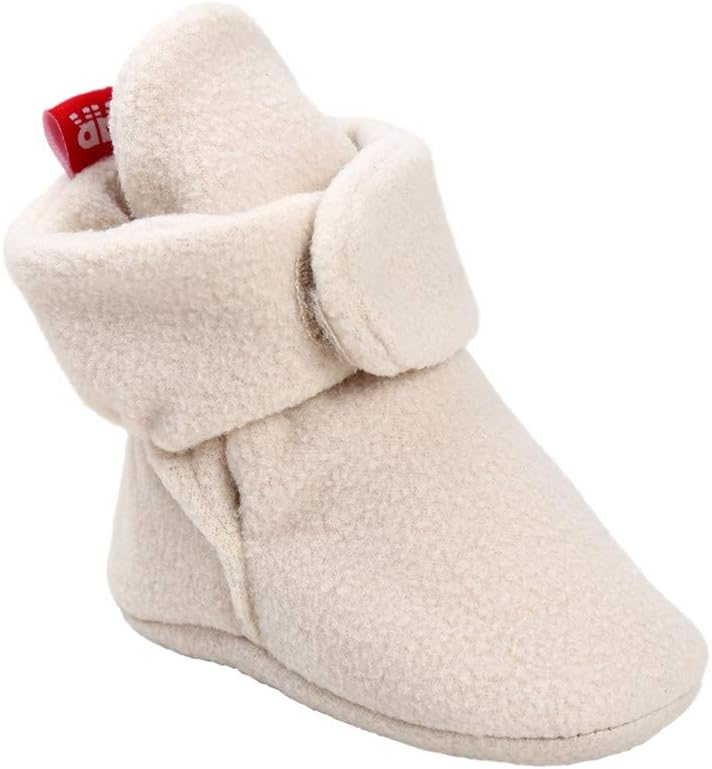 LACOFIA Kleinkind Baby Jungen Mädchen rutschfest Weiche Sohle Slipper Stiefel Winter Krabbelschuhe