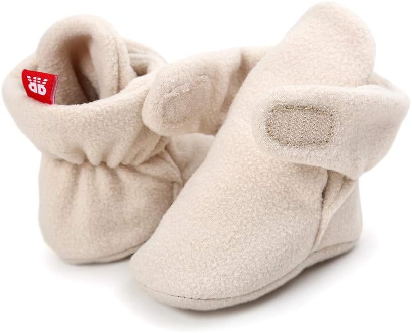 LACOFIA Kleinkind Baby Jungen Mädchen rutschfest Weiche Sohle Slipper Stiefel Winter Krabbelschuhe