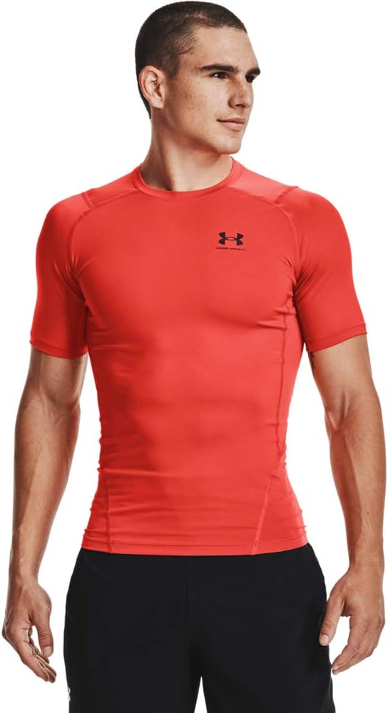 Under Armour HeatGear Fitted Kurzarmshirt für Herren – Blickdichtes Funktionsshirt