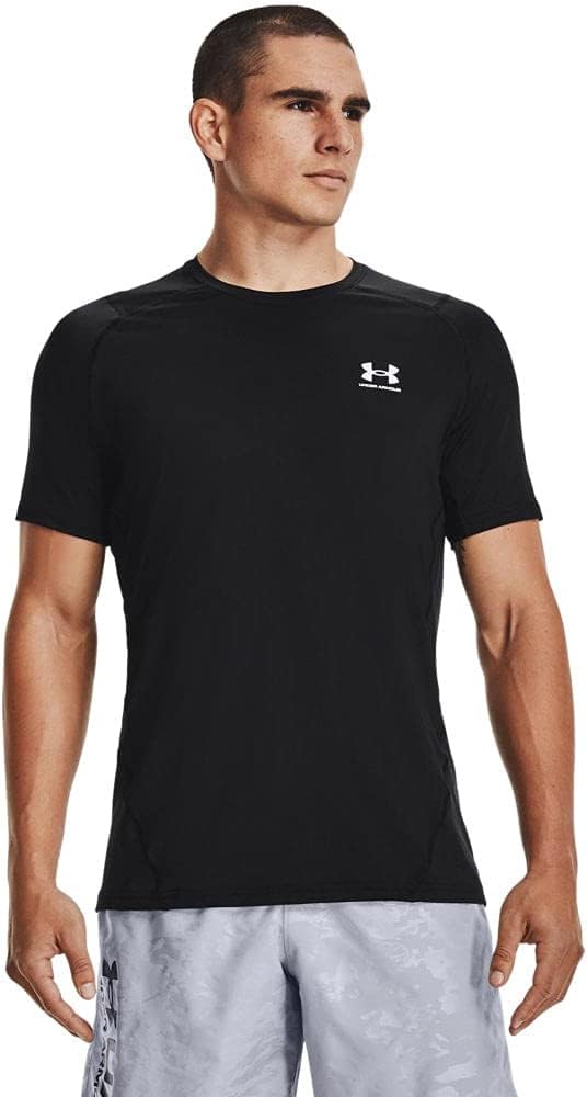 Under Armour HeatGear Fitted Kurzarmshirt für Herren – Blickdichtes Funktionsshirt