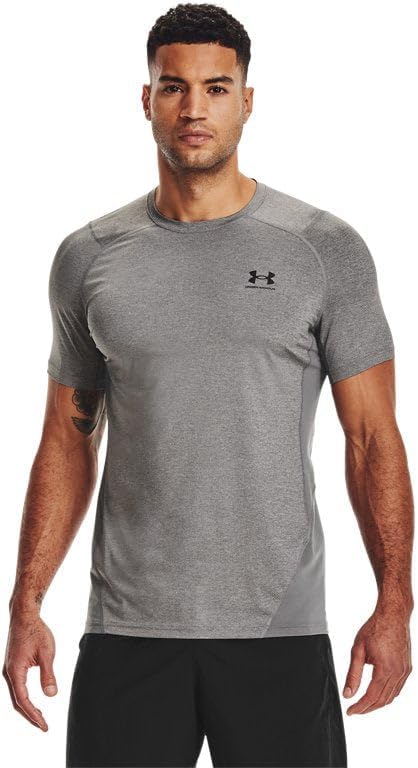 Under Armour HeatGear Fitted Kurzarmshirt für Herren – Blickdichtes Funktionsshirt