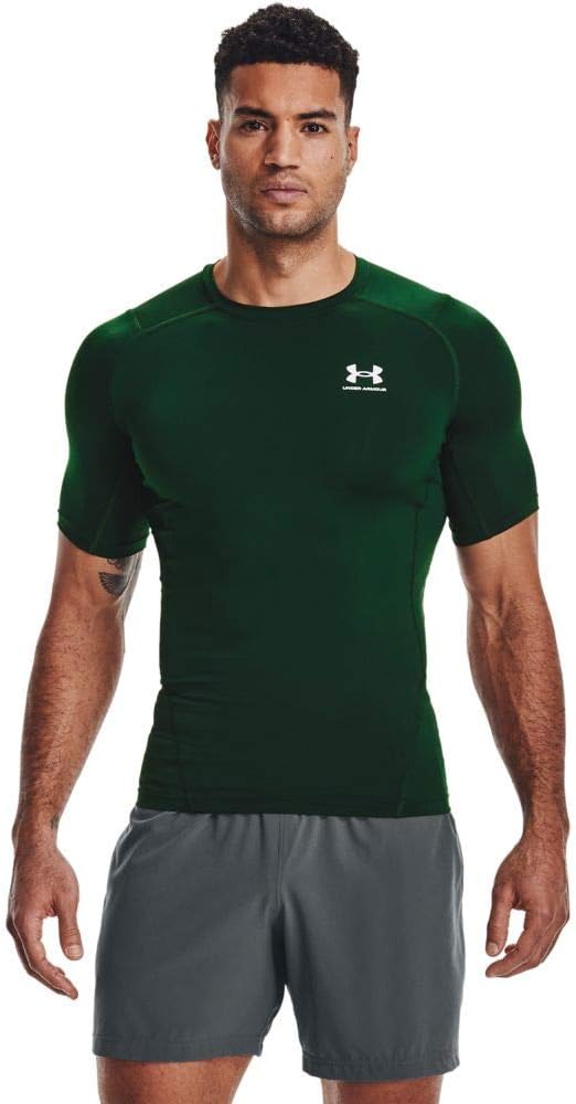 Under Armour HeatGear Fitted Kurzarmshirt für Herren – Blickdichtes Funktionsshirt