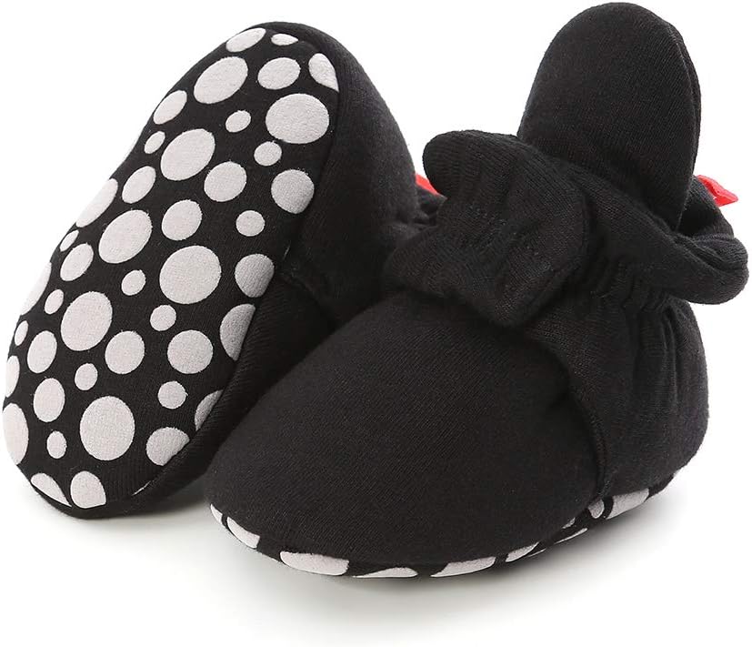 LACOFIA Kleinkind Baby Jungen Mädchen rutschfest Weiche Sohle Slipper Stiefel Winter Krabbelschuhe
