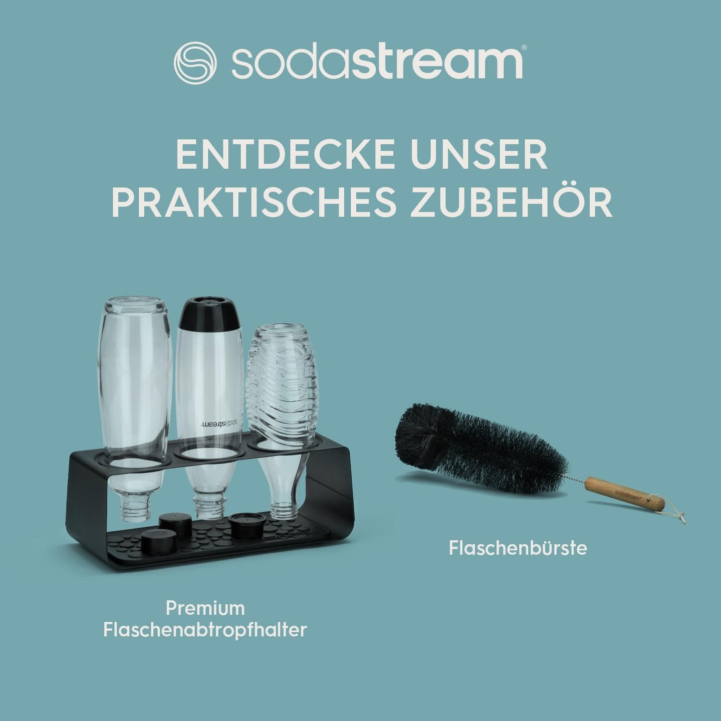SodaStream 0,8L BPA-freie FUSE Kunststoffflasche schwarz | Spülmaschinengeeignet | Kompatibel mit DUO, E-DUO, Terra, uvm. | 2er-Pack