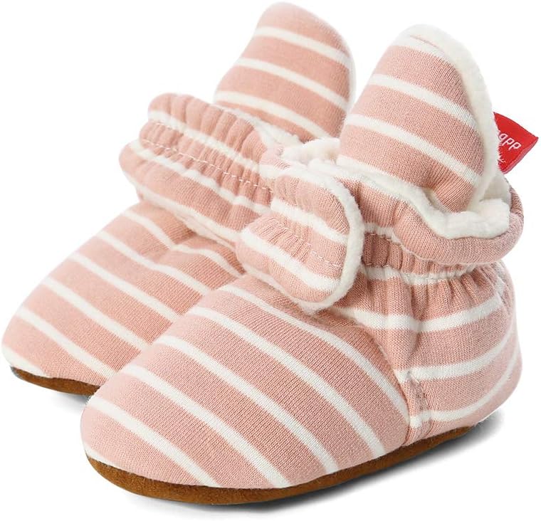 LACOFIA Kleinkind Baby Jungen Mädchen rutschfest Weiche Sohle Slipper Stiefel Winter Krabbelschuhe