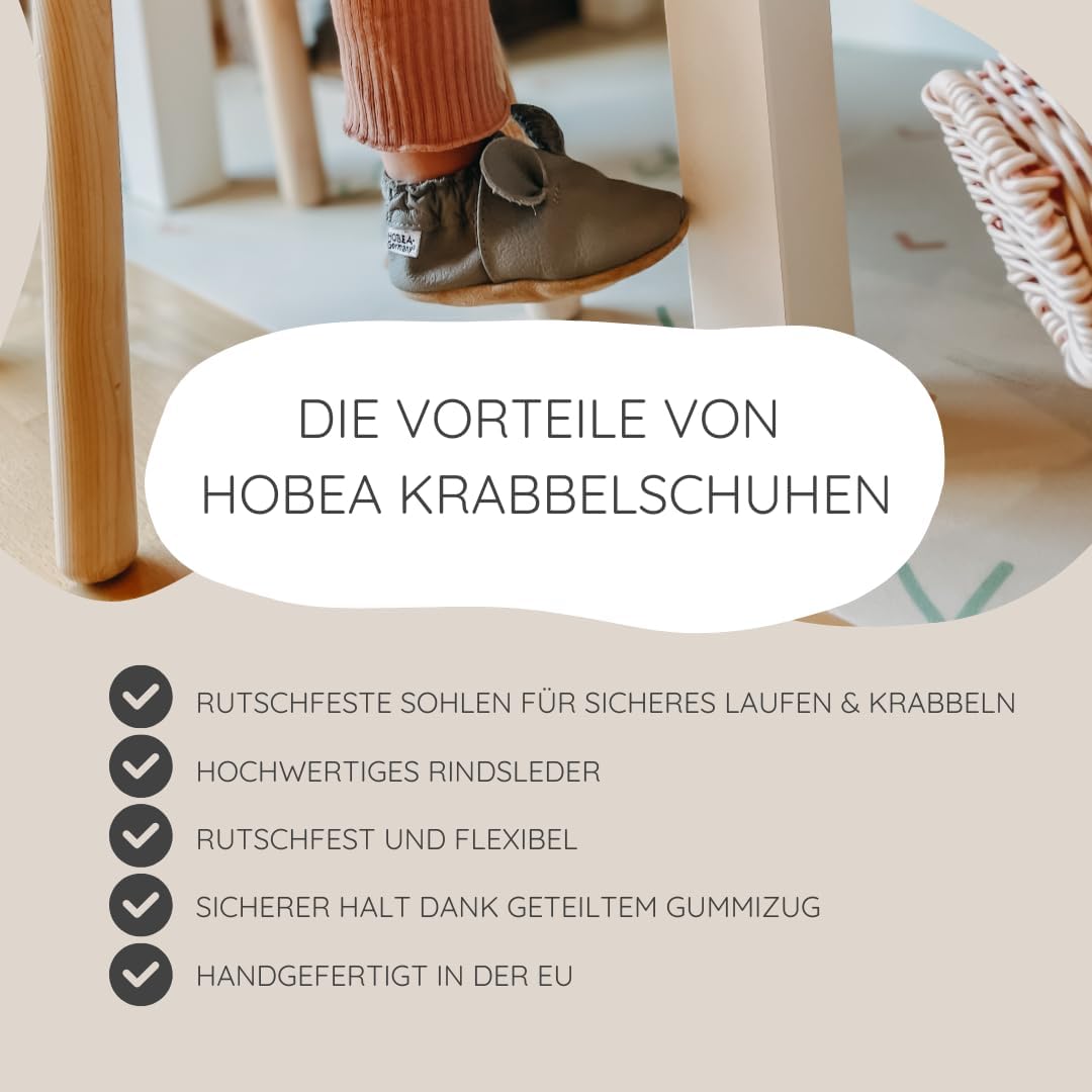 Krabbelschuhe für Jungs und Mädchen in verschiedenen Designs