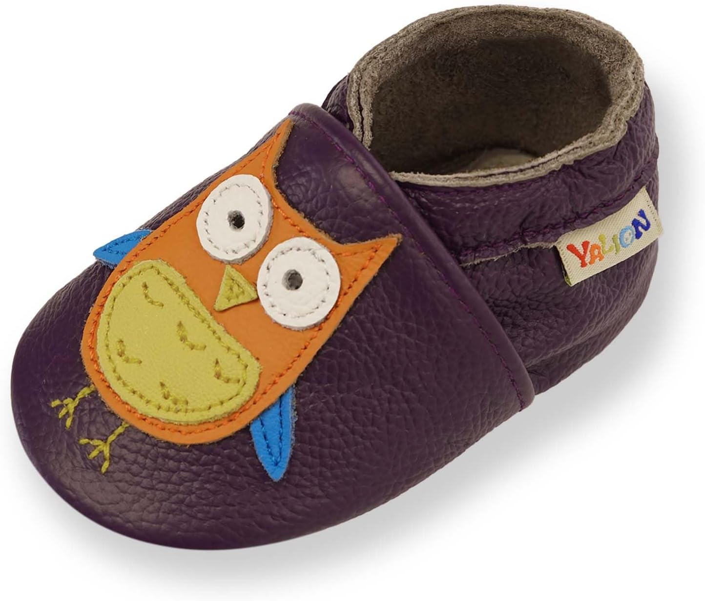 Yalion Baby Junge Mädchen Weicher Leder Lauflernschuhe Krabbelschuhe Babyhausschuhe mit Wildledersohlen Multi-Stil