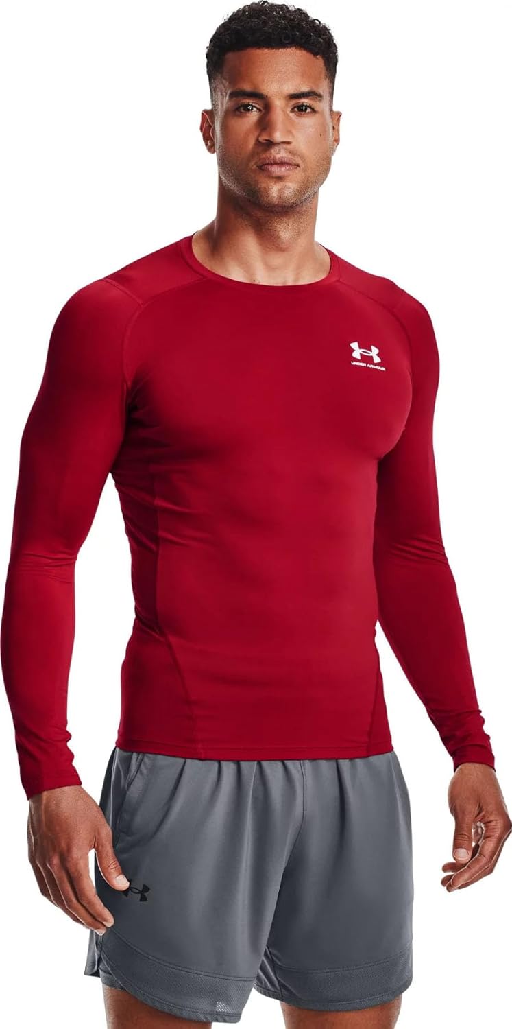 Under Armour HeatGear Fitted Kurzarmshirt für Herren – Blickdichtes Funktionsshirt
