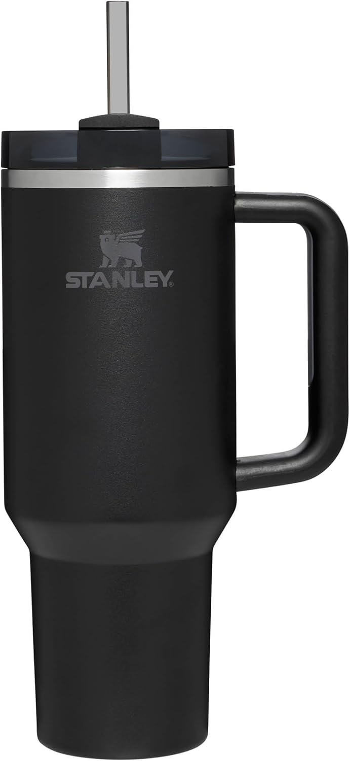 Stanley Quencher H2.0 Flowstate Trinkflasche Mit Strohhalm 1.2L - Thermobecher Kühlt 11 Stunden - 48 Stunden Eisgekühlt - Spülmaschinenfest - Thermosflasche BPA Frei - Edelstahl Trinkbecher