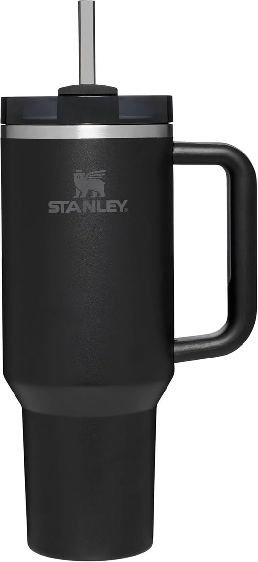 Stanley Quencher H2.0 Flowstate Trinkflasche Mit Strohhalm 1.2L - Thermobecher Kühlt 11 Stunden - 48 Stunden Eisgekühlt - Spülmaschinenfest - Thermosflasche BPA Frei - Edelstahl Trinkbecher