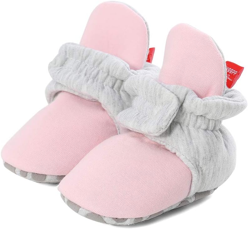 LACOFIA Kleinkind Baby Jungen Mädchen rutschfest Weiche Sohle Slipper Stiefel Winter Krabbelschuhe
