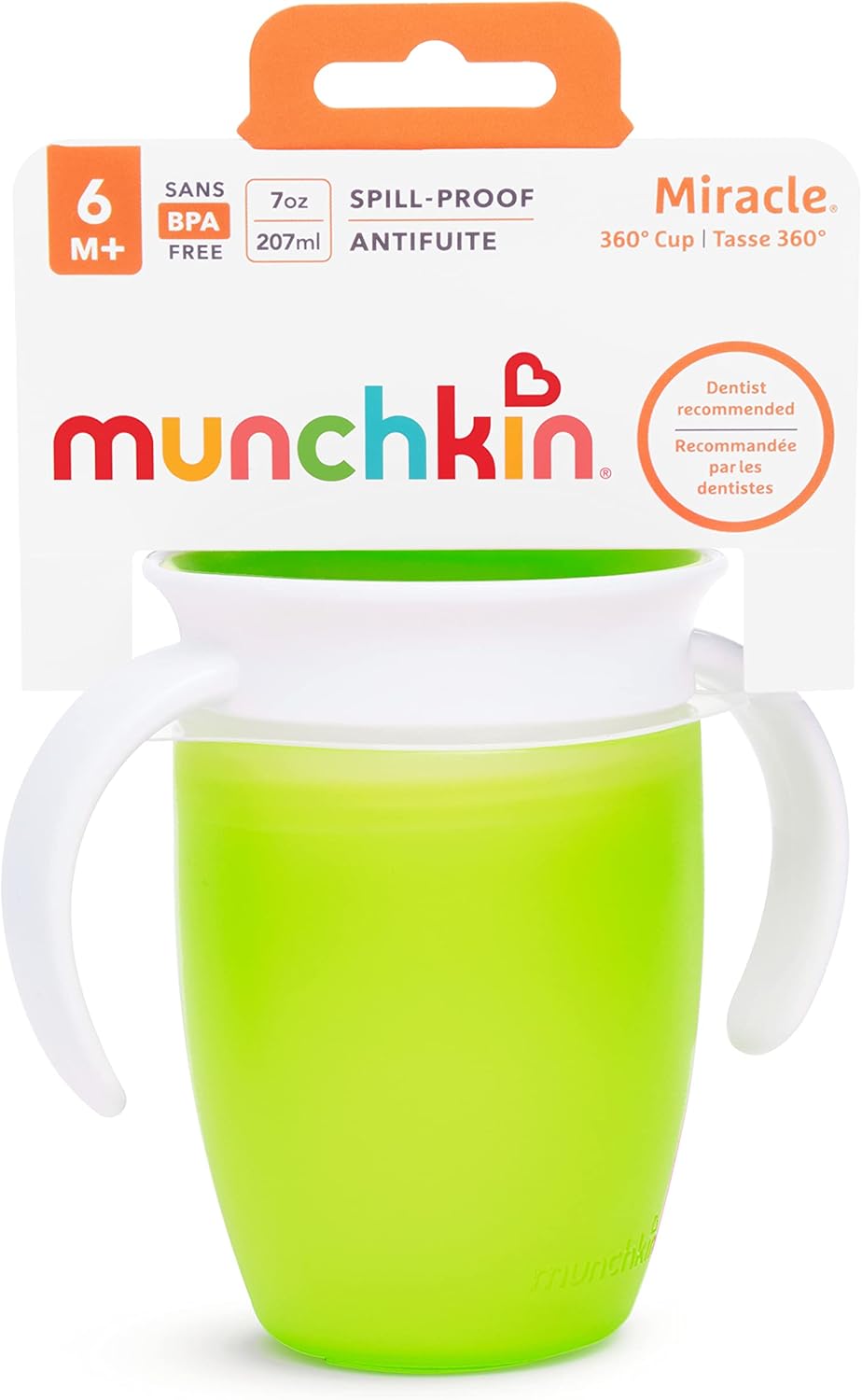 Munchkin Miracle Trinklernbecher 360 Grad, 207 ml, Blau