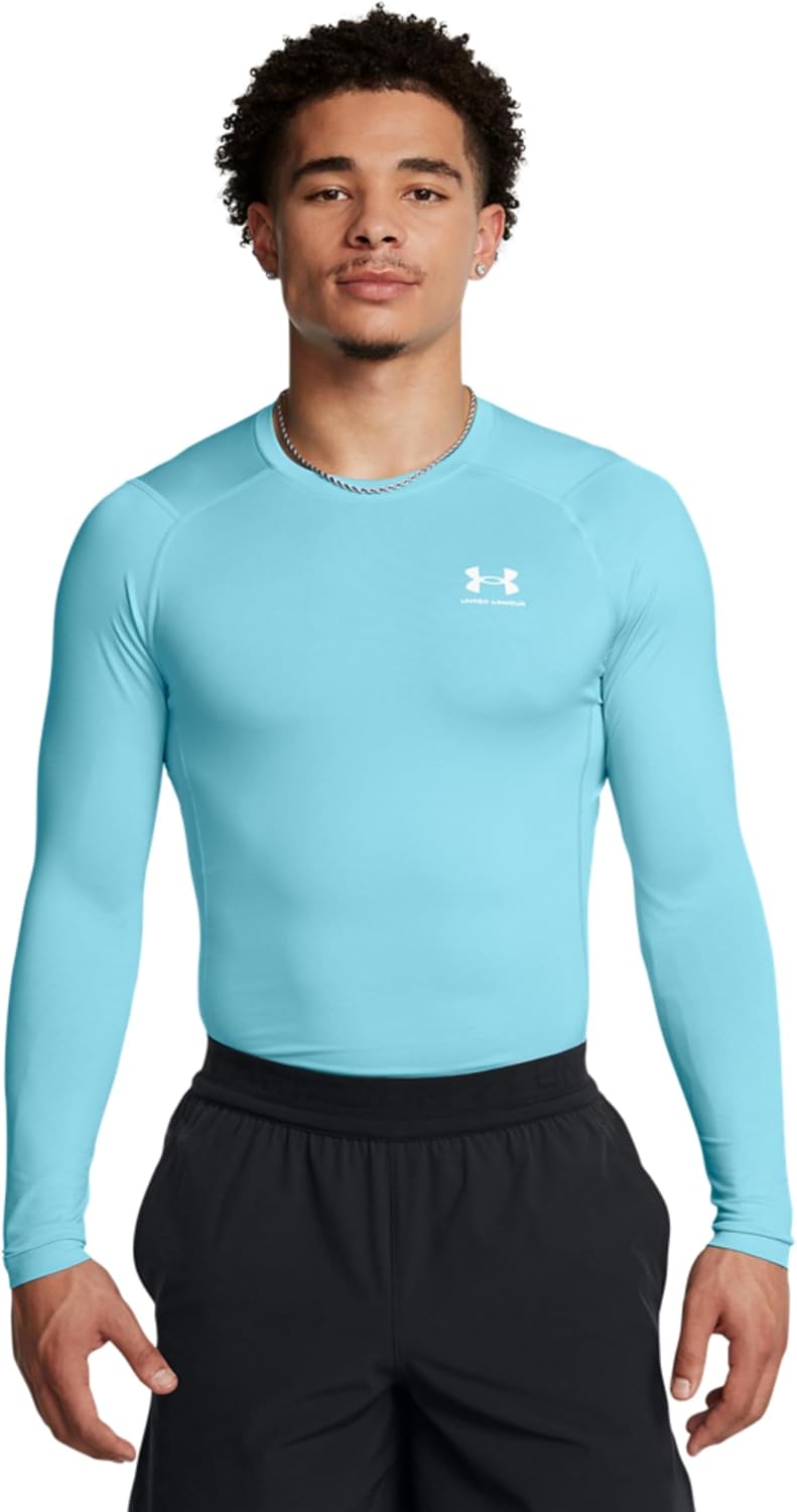 Under Armour HeatGear Fitted Kurzarmshirt für Herren – Blickdichtes Funktionsshirt