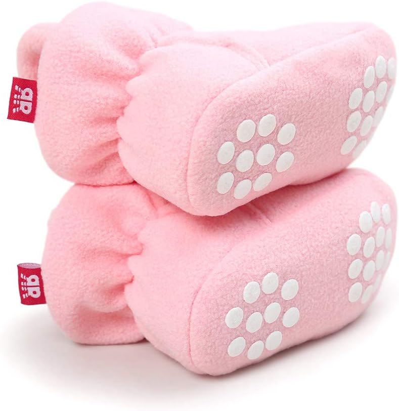 LACOFIA Kleinkind Baby Jungen Mädchen rutschfest Weiche Sohle Slipper Stiefel Winter Krabbelschuhe