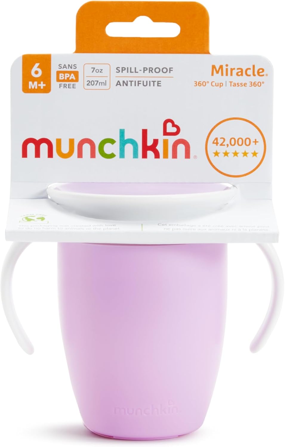Munchkin Miracle Trinklernbecher 360 Grad, 207 ml, Blau