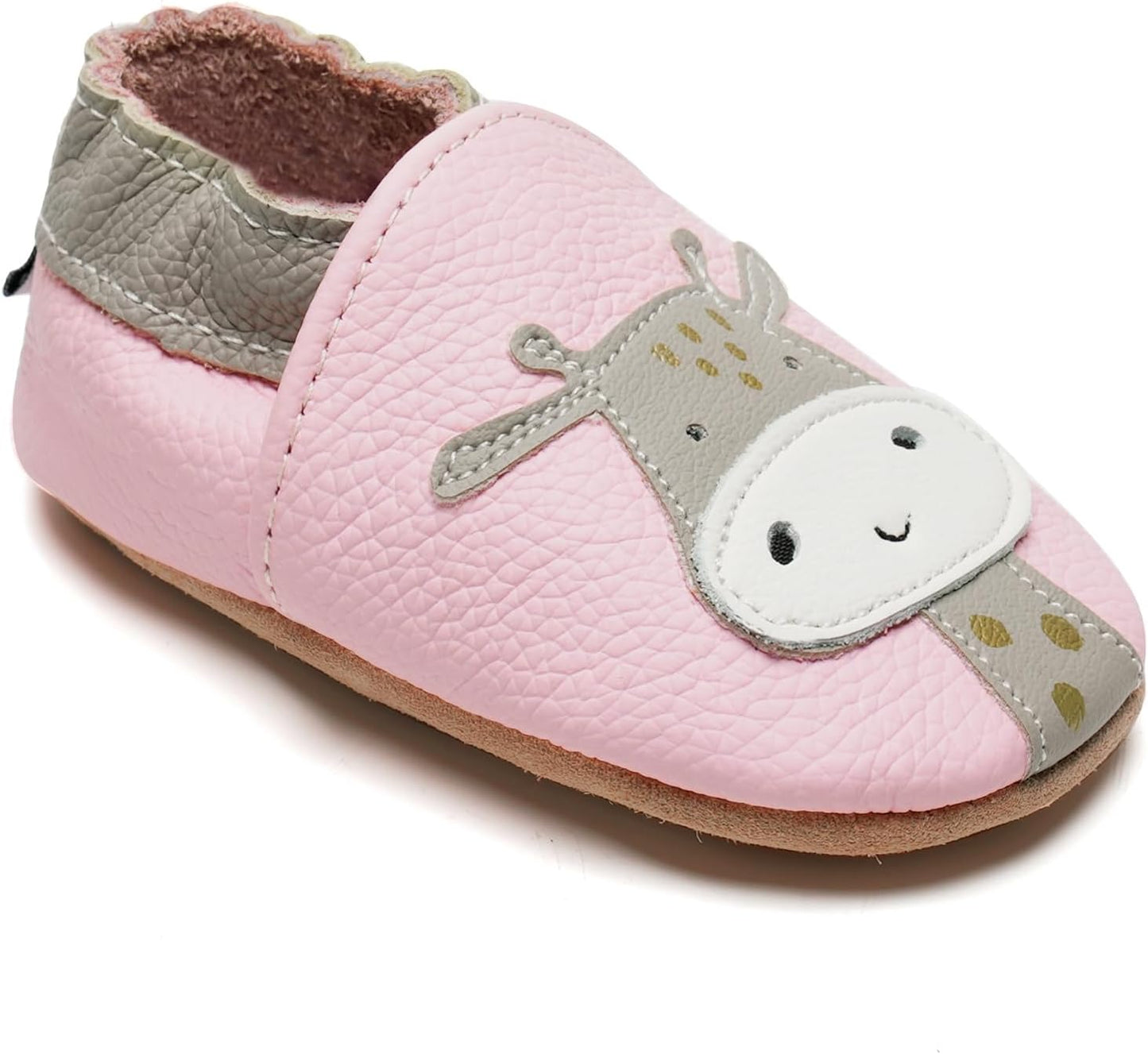 IceUnicorn Krabbelschuhe Baby Jungen Mädchen Lauflernschuhe Baby Weicher Leder Babyhausschuhe Kleinkind Babyschuhe