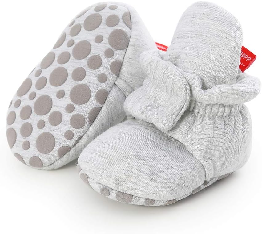 LACOFIA Kleinkind Baby Jungen Mädchen rutschfest Weiche Sohle Slipper Stiefel Winter Krabbelschuhe