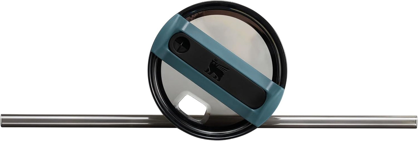 Stanley Quencher H2.0 Flowstate Trinkflasche Mit Strohhalm 1.2L - Thermobecher Kühlt 11 Stunden - 48 Stunden Eisgekühlt - Spülmaschinenfest - Thermosflasche BPA Frei - Edelstahl Trinkbecher