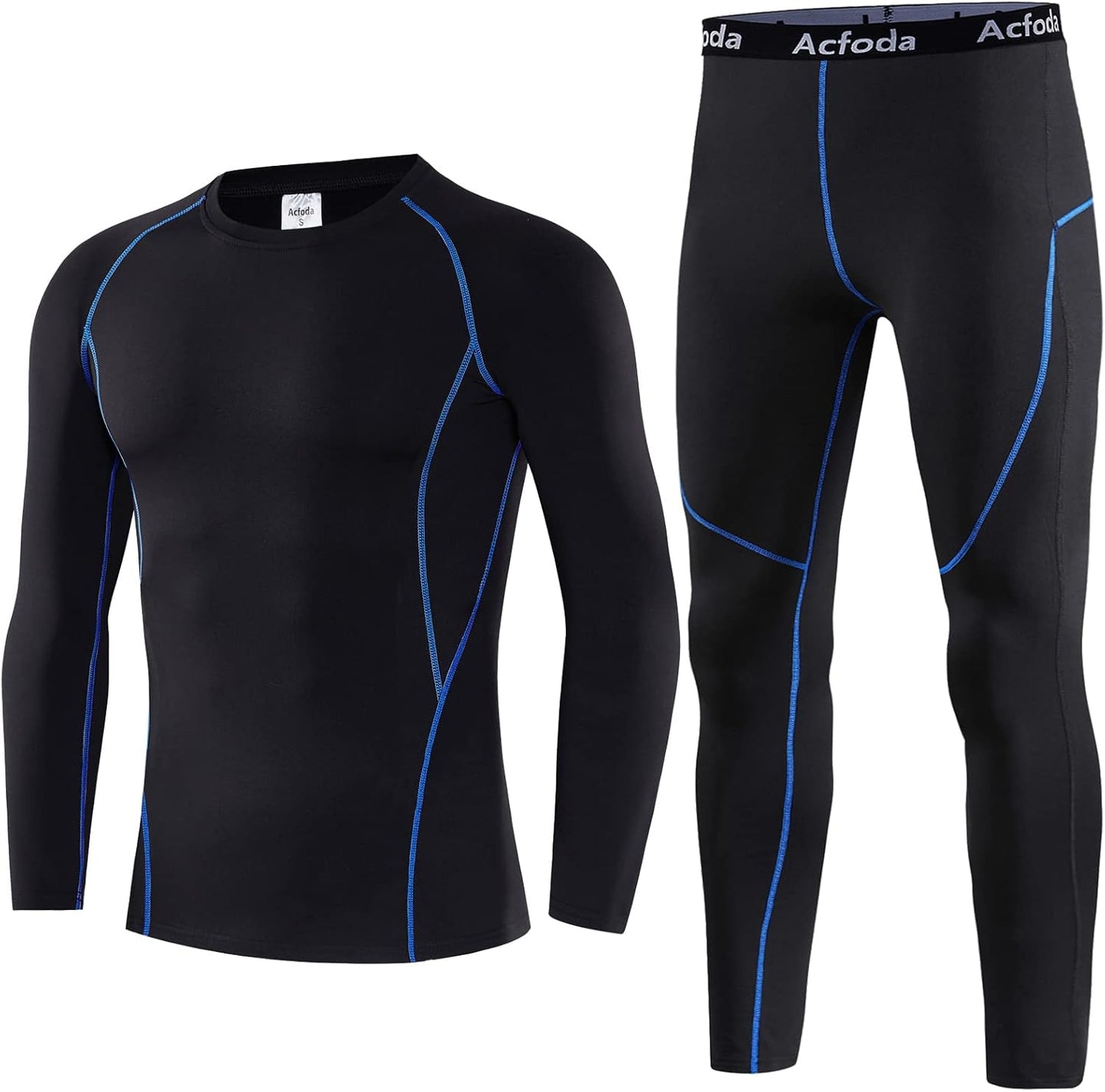 Ropa Interior Térmica Hombre Invierno Conjuntos Térmicos Esquí Funcional Interior Ropa S-2XL