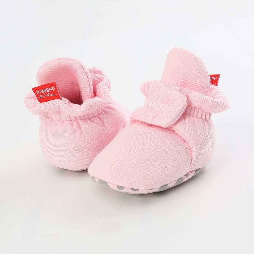 LACOFIA Kleinkind Baby Jungen Mädchen rutschfest Weiche Sohle Slipper Stiefel Winter Krabbelschuhe