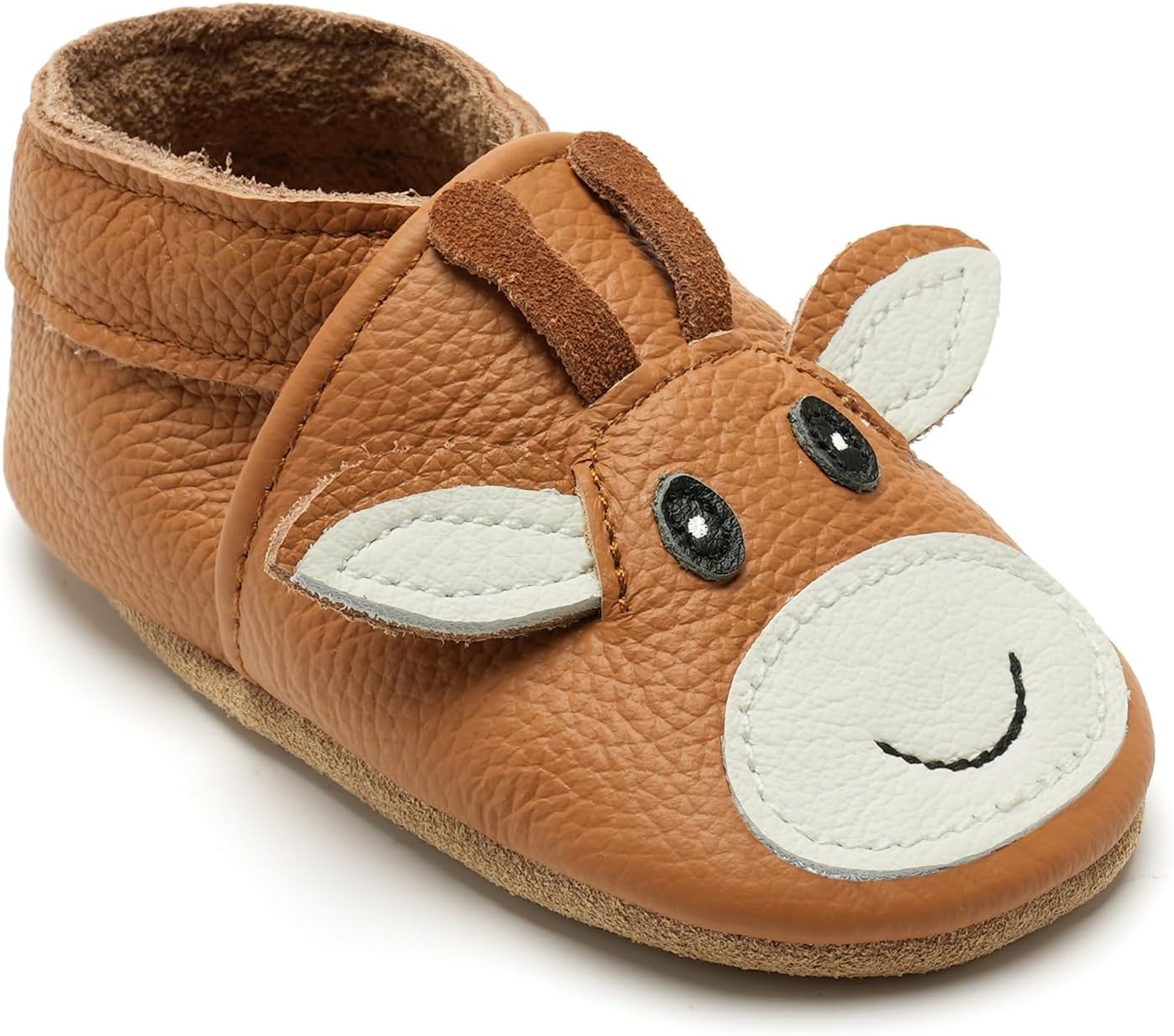 IceUnicorn Krabbelschuhe Baby Jungen Mädchen Lauflernschuhe Baby Weicher Leder Babyhausschuhe Kleinkind Babyschuhe
