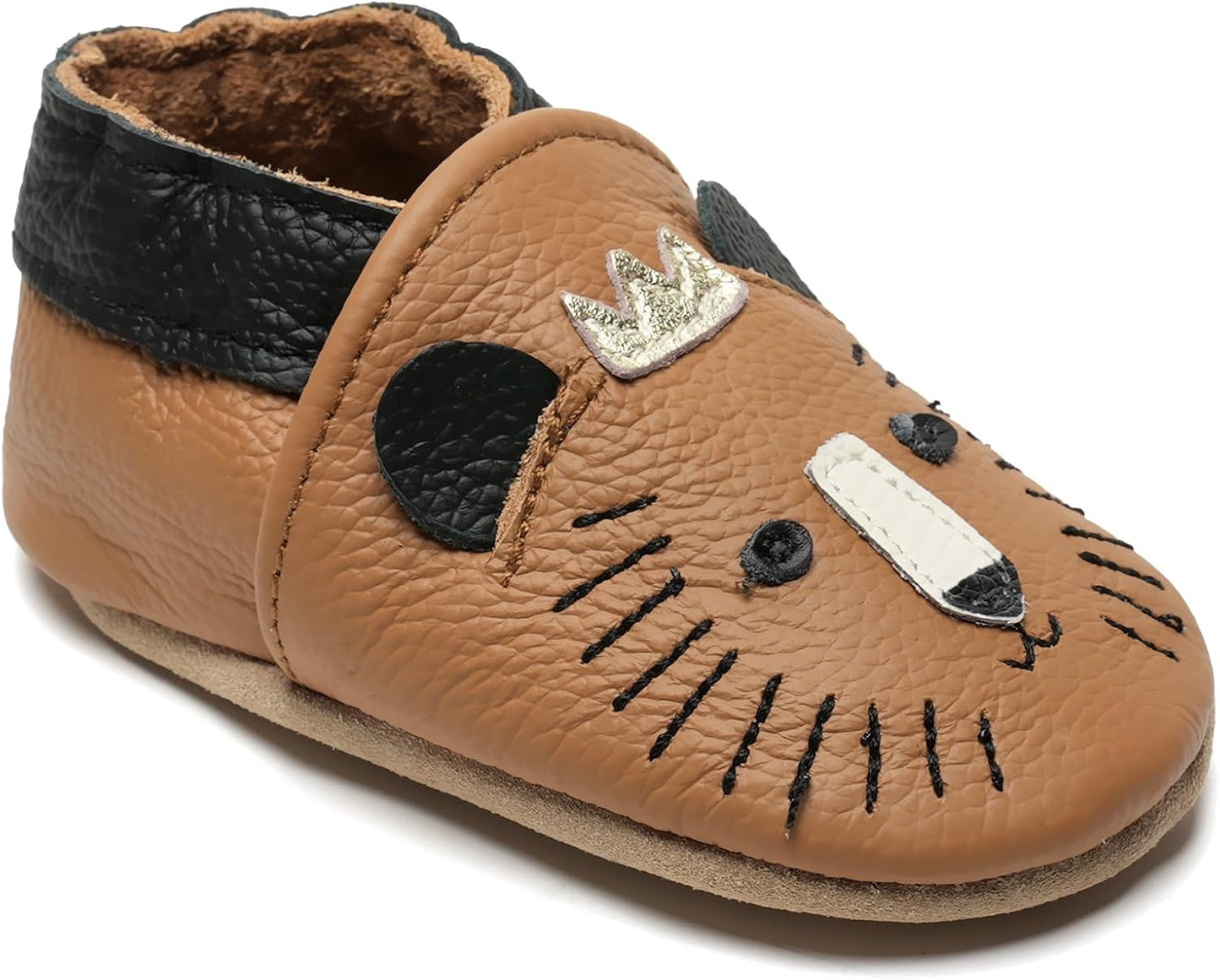 IceUnicorn Krabbelschuhe Baby Jungen Mädchen Lauflernschuhe Baby Weicher Leder Babyhausschuhe Kleinkind Babyschuhe