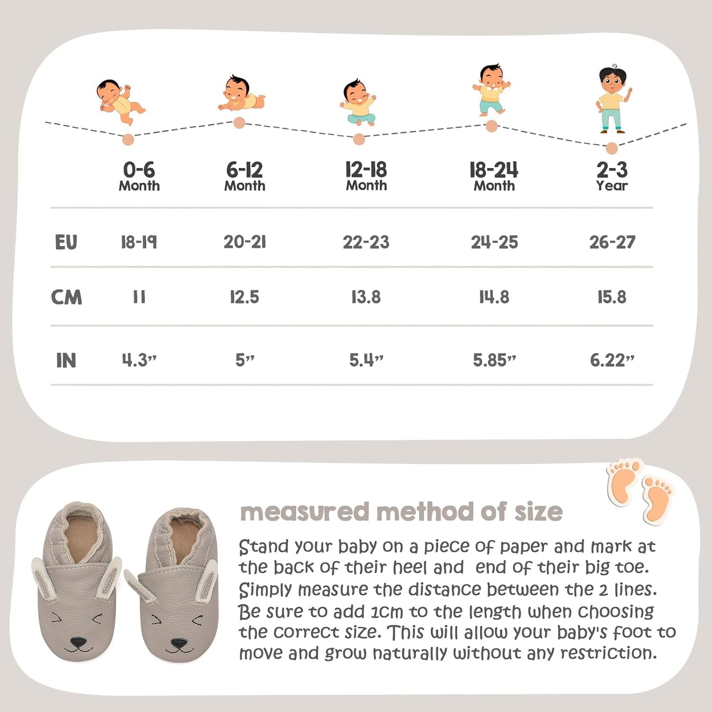 IceUnicorn Krabbelschuhe Baby Jungen Mädchen Lauflernschuhe Baby Weicher Leder Babyhausschuhe Kleinkind Babyschuhe