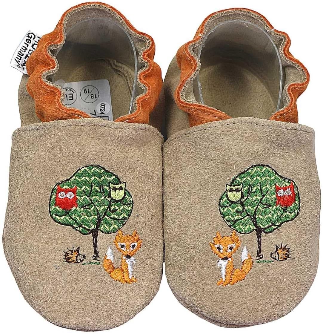 Krabbelschuhe für Jungs und Mädchen in verschiedenen Designs