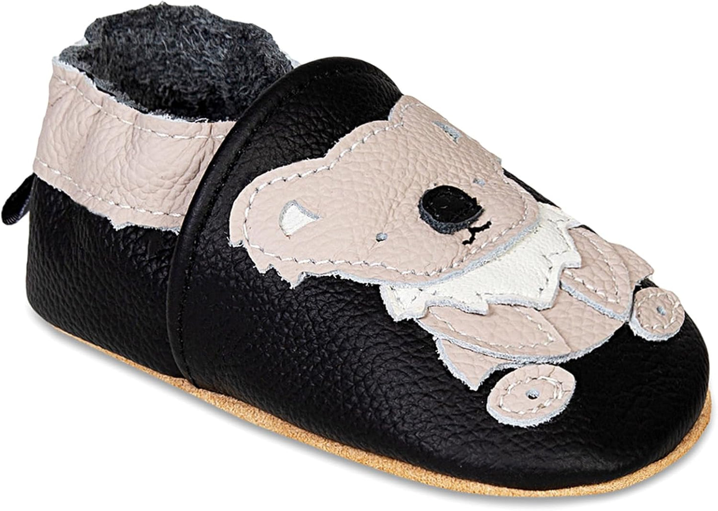 IceUnicorn Krabbelschuhe Baby Jungen Mädchen Lauflernschuhe Baby Weicher Leder Babyhausschuhe Kleinkind Babyschuhe