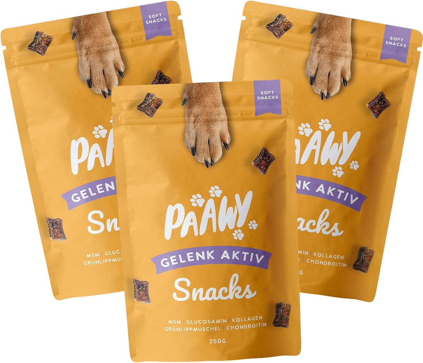 Gelenktabletten Hund I 180 Gelenk Aktiv Snacks als leckere Alternative zu klassischen Tabletten mit Grünlippmuschel, MSM, Glucosamin & Chondroitin I Arthrose I Unterstützt die Gelenke & Knochen