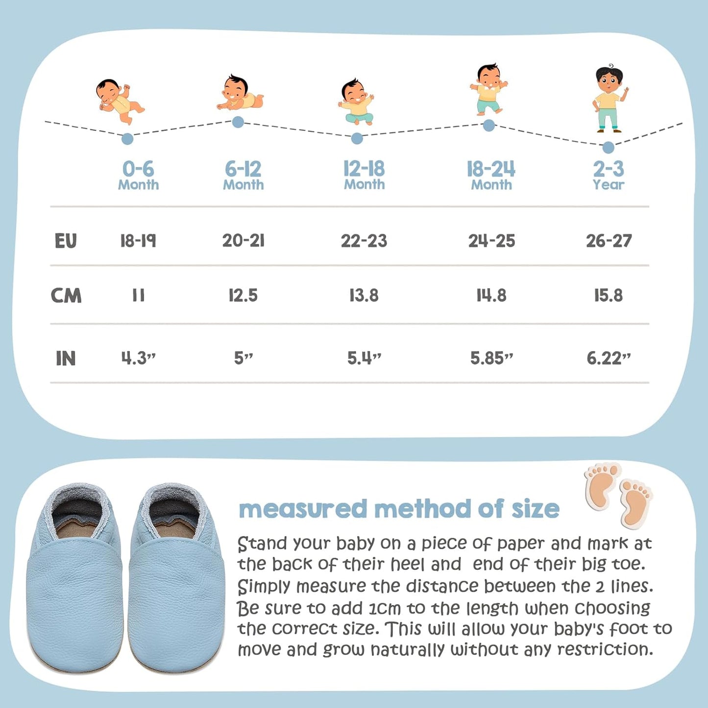 IceUnicorn Krabbelschuhe Baby Jungen Mädchen Lauflernschuhe Baby Weicher Leder Babyhausschuhe Kleinkind Babyschuhe