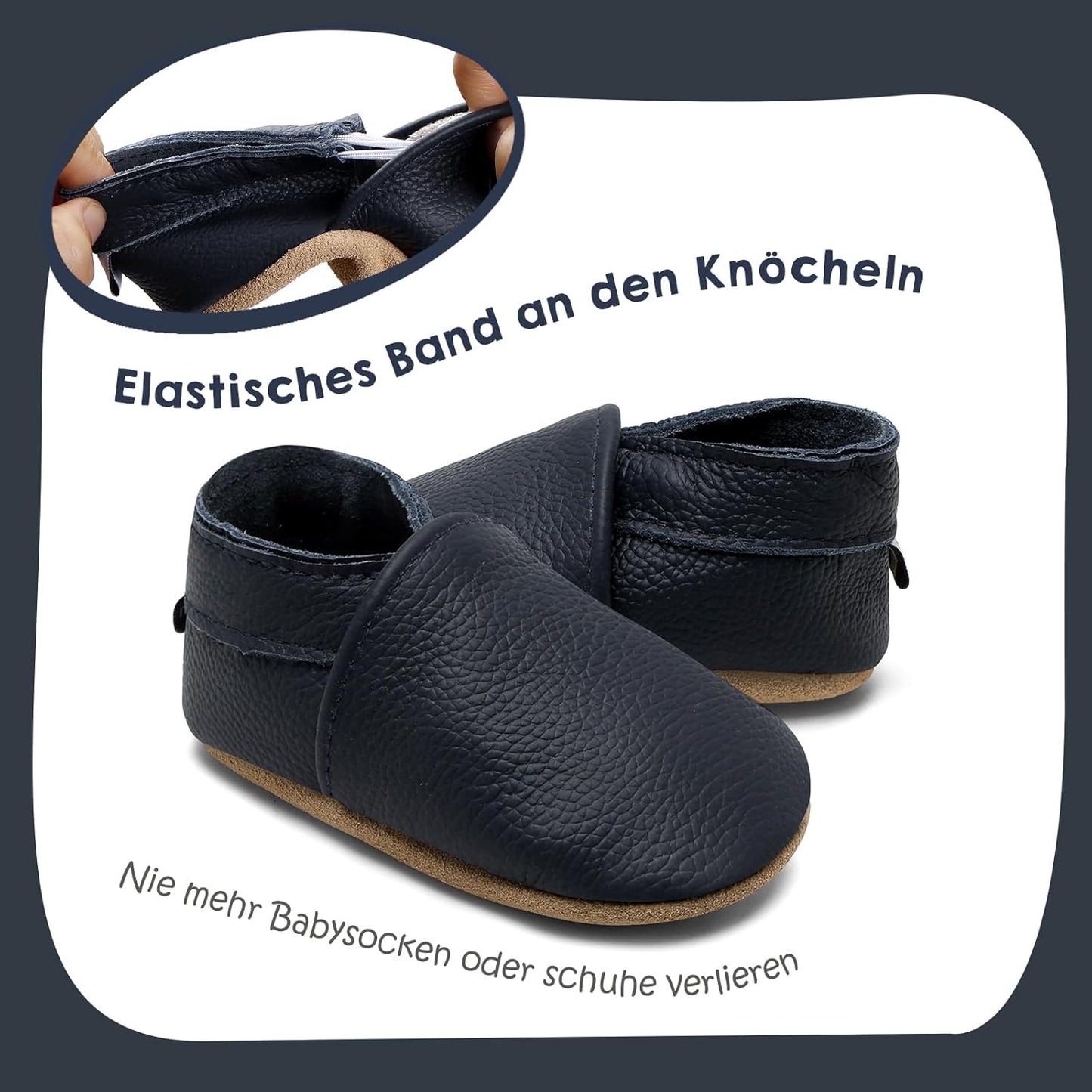 IceUnicorn Krabbelschuhe Baby Jungen Mädchen Lauflernschuhe Baby Weicher Leder Babyhausschuhe Kleinkind Babyschuhe