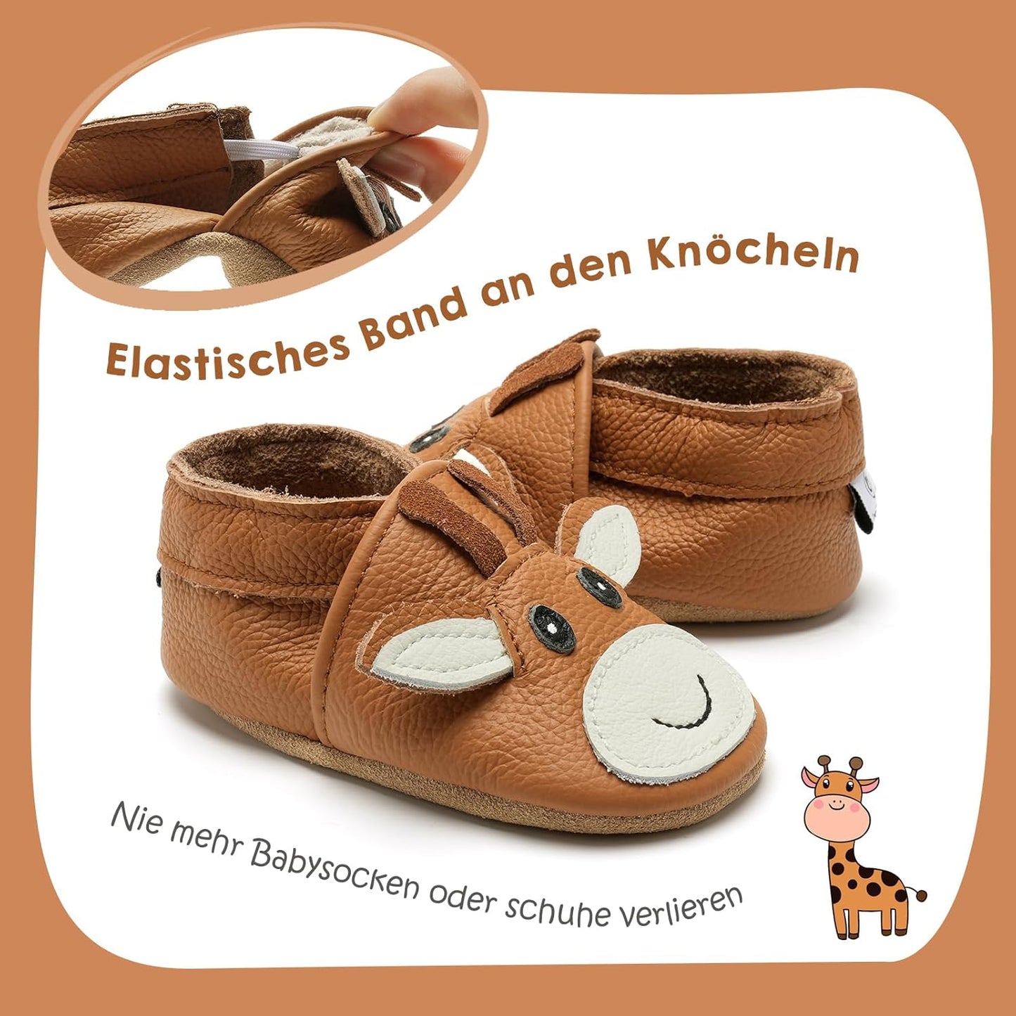 IceUnicorn Krabbelschuhe Baby Jungen Mädchen Lauflernschuhe Baby Weicher Leder Babyhausschuhe Kleinkind Babyschuhe