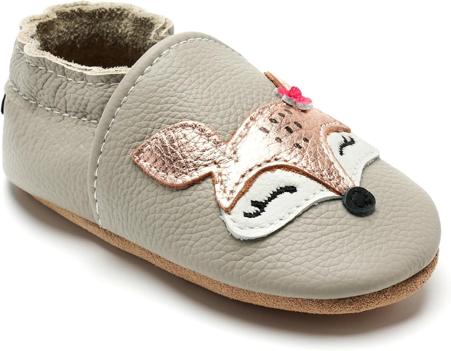 IceUnicorn Krabbelschuhe Baby Jungen Mädchen Lauflernschuhe Baby Weicher Leder Babyhausschuhe Kleinkind Babyschuhe