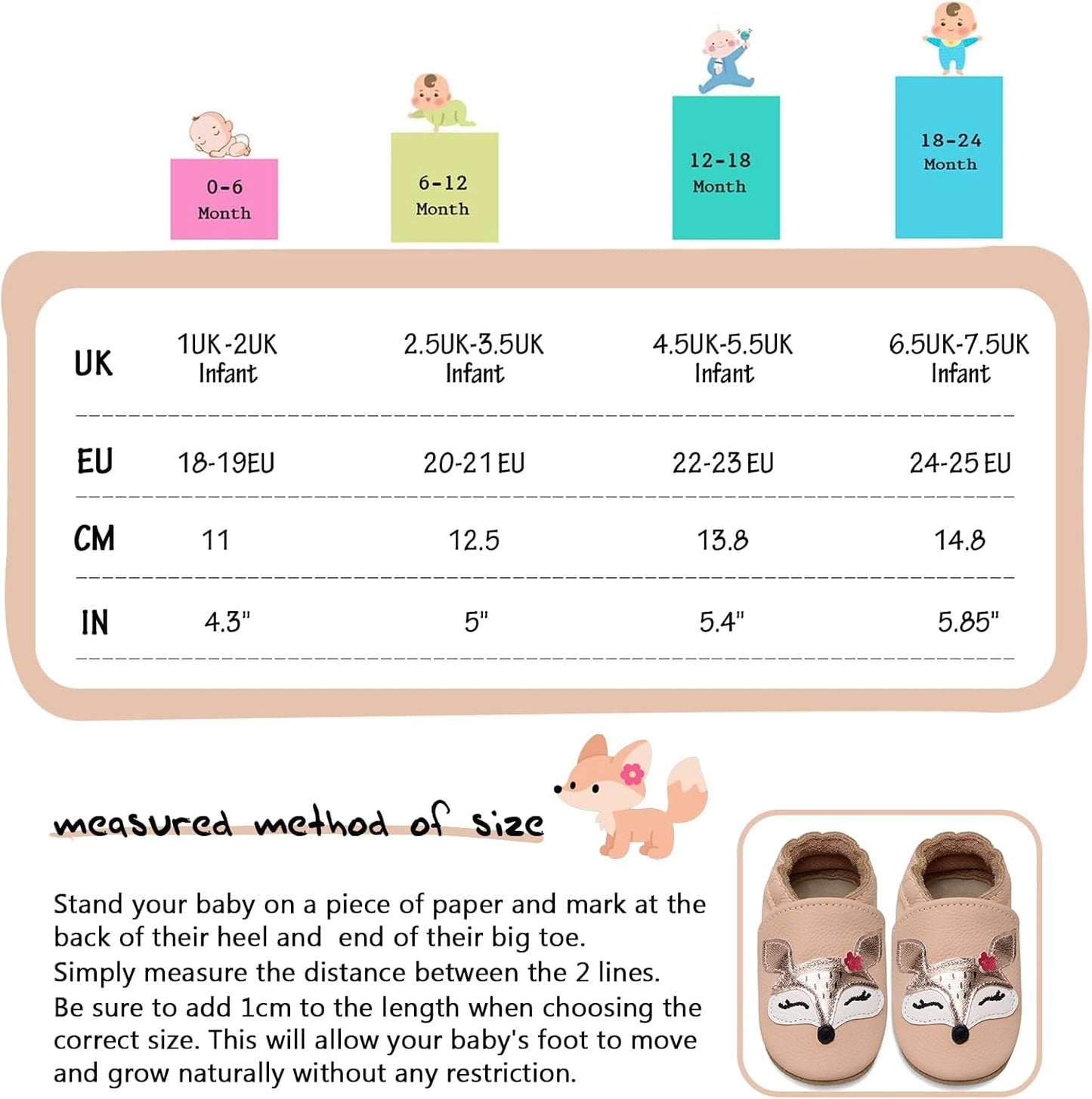 IceUnicorn Krabbelschuhe Baby Lauflernschuhe Jungen Mädchen Weicher Leder Babyhausschuhe Kleinkind Rutschfeste Lederschuhe Baby