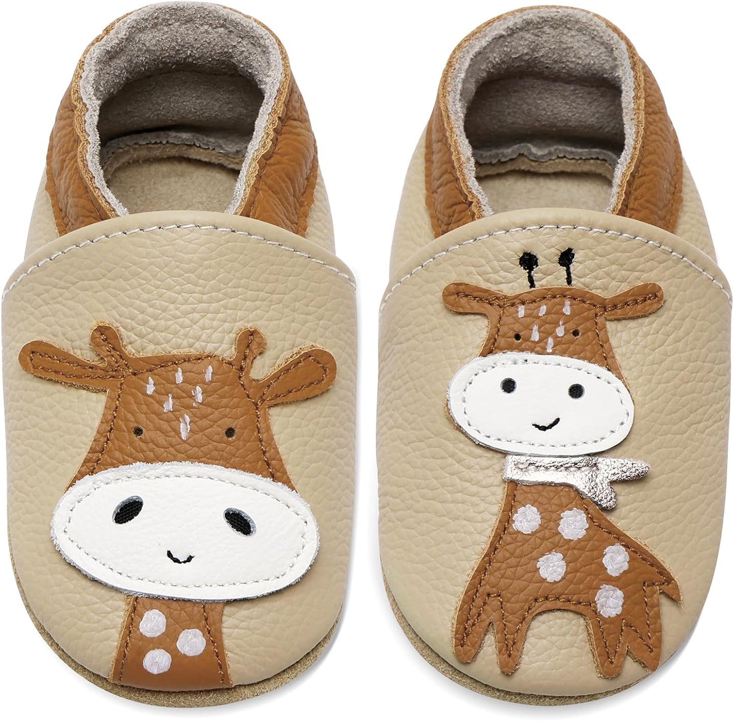 IceUnicorn Krabbelschuhe Baby Jungen Mädchen Lauflernschuhe Baby Weicher Leder Babyhausschuhe Kleinkind Babyschuhe