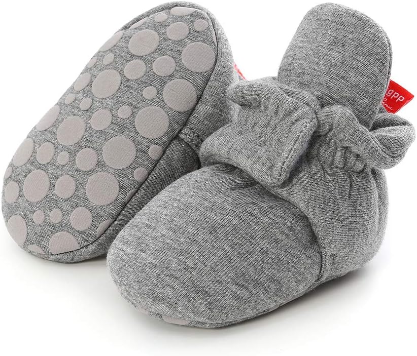 LACOFIA Kleinkind Baby Jungen Mädchen rutschfest Weiche Sohle Slipper Stiefel Winter Krabbelschuhe