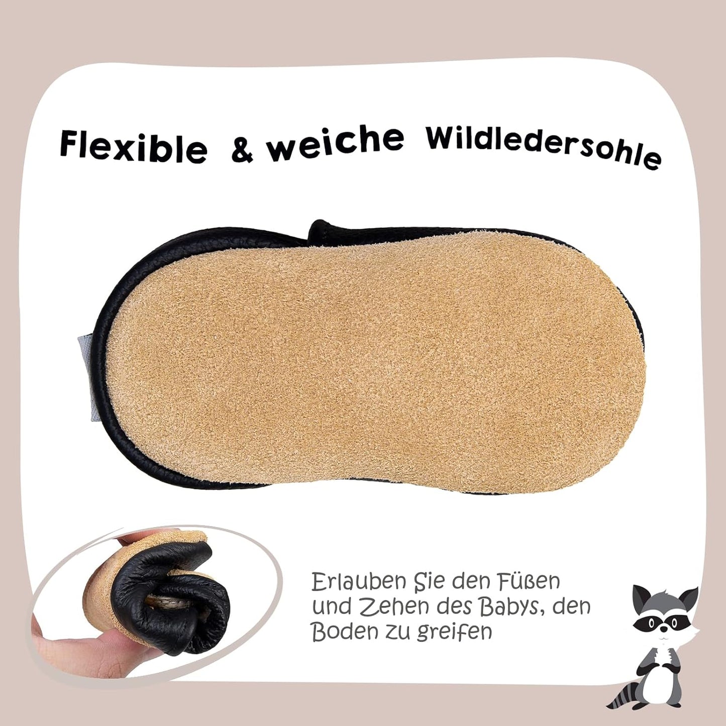 IceUnicorn Krabbelschuhe Baby Jungen Mädchen Lauflernschuhe Baby Weicher Leder Babyhausschuhe Kleinkind Babyschuhe