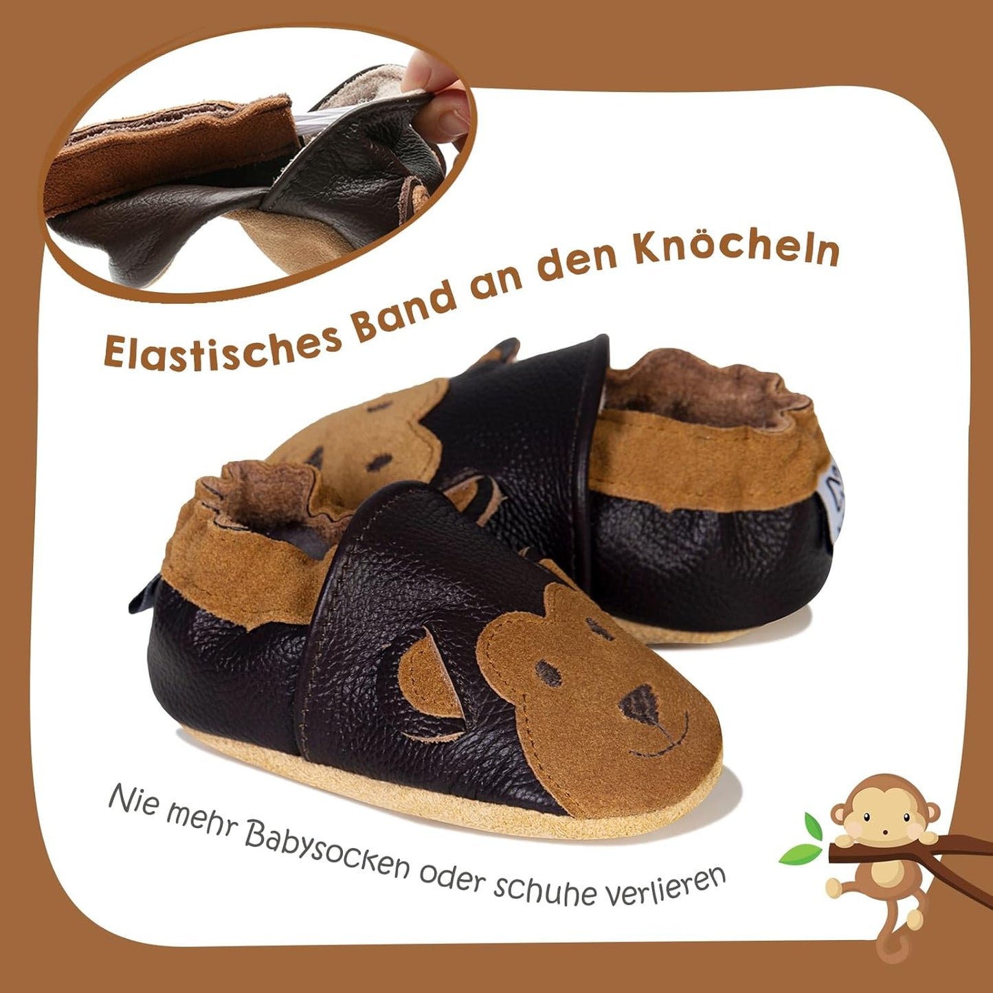 IceUnicorn Krabbelschuhe Baby Jungen Mädchen Lauflernschuhe Baby Weicher Leder Babyhausschuhe Kleinkind Babyschuhe