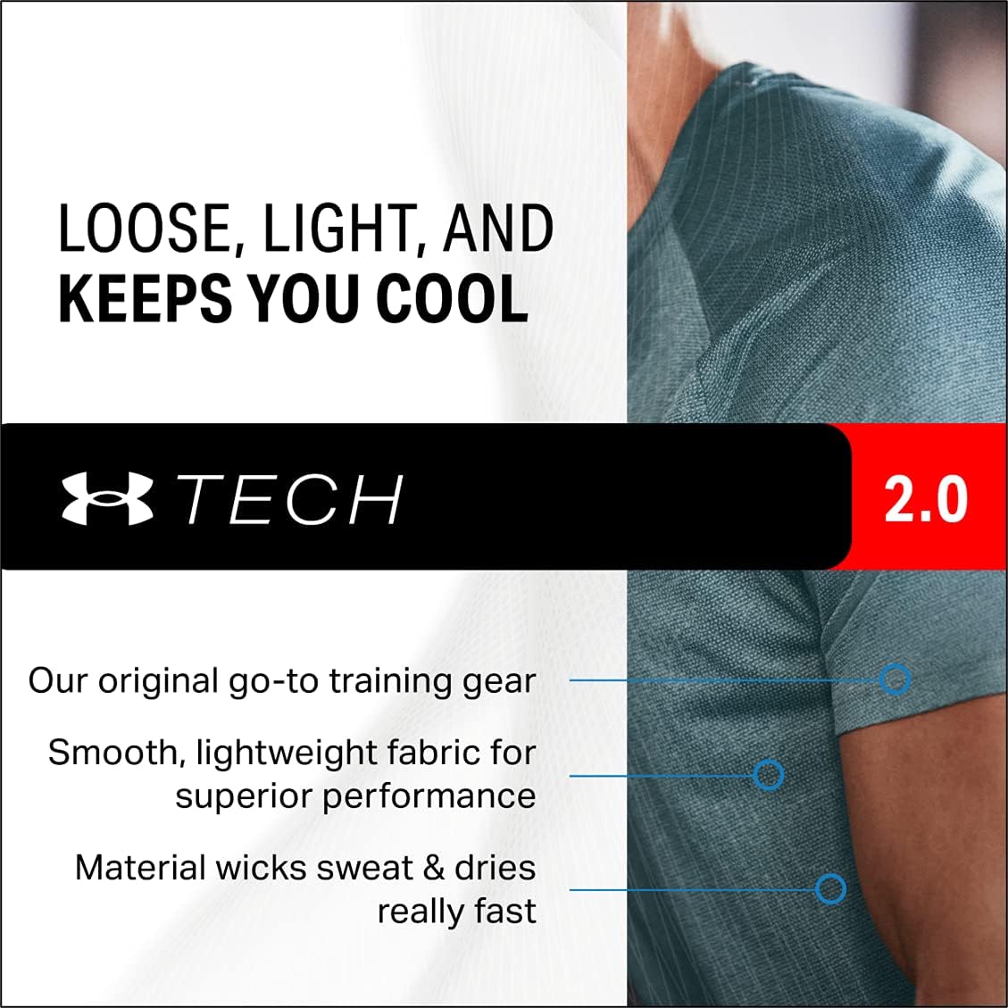Under Armour UA Tech 2.0 SS T-Shirt Herren (1er-Pack)
