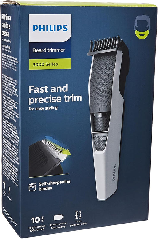 Philips Beardtrimmer Serie 3000 – Bartschneider mit Lift & Trim Technologie (Modell BT3206/14)