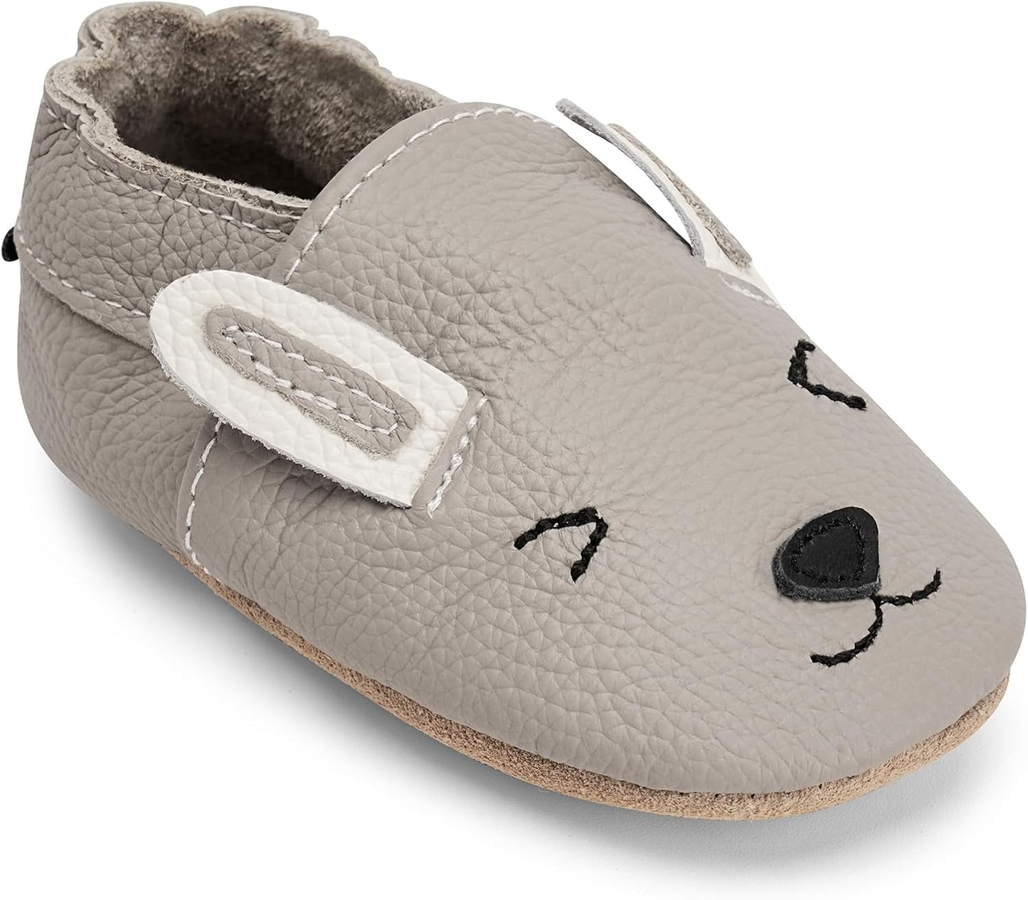 IceUnicorn Krabbelschuhe Baby Jungen Mädchen Lauflernschuhe Baby Weicher Leder Babyhausschuhe Kleinkind Babyschuhe