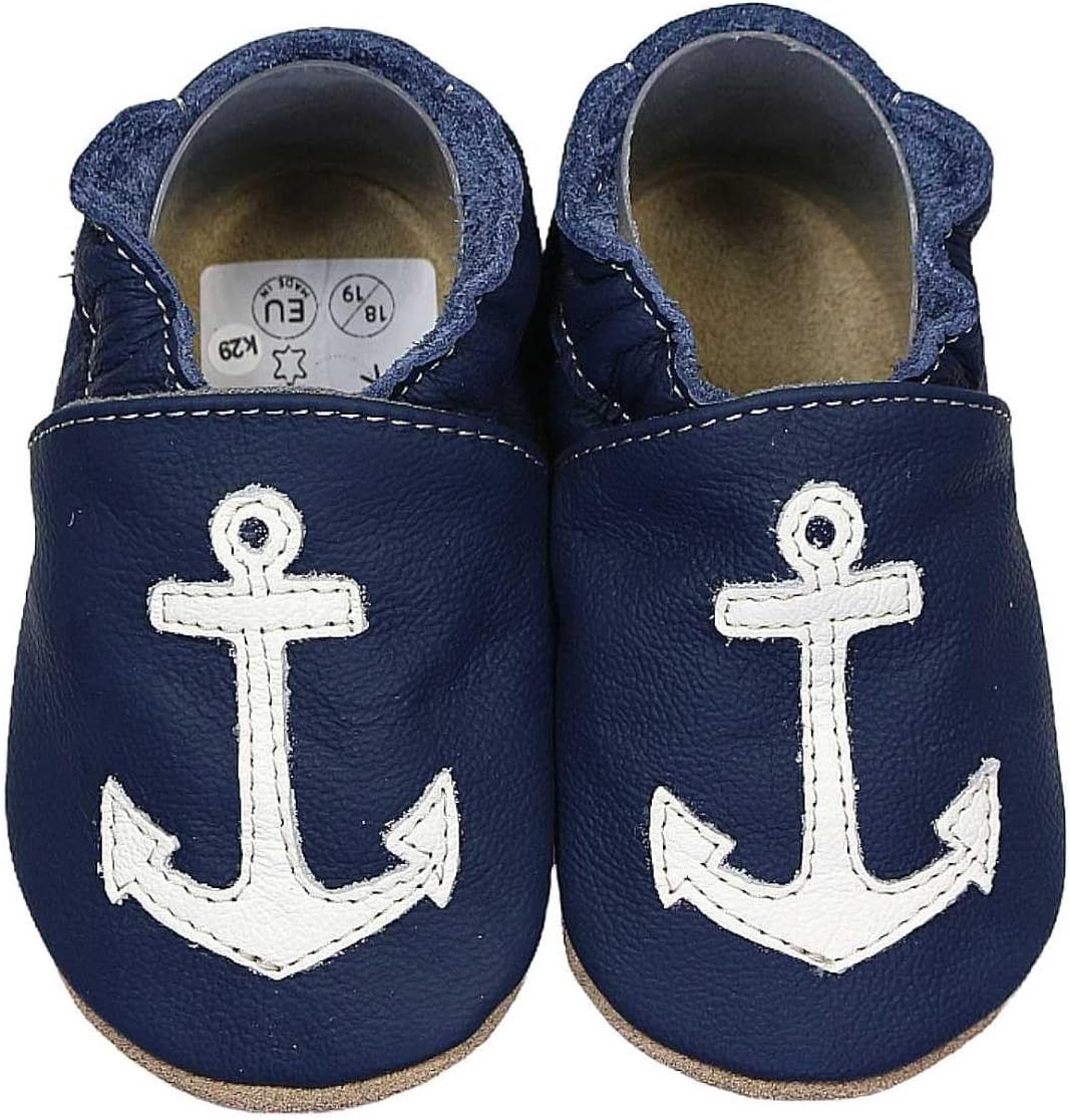 Krabbelschuhe für Jungs und Mädchen in verschiedenen Designs