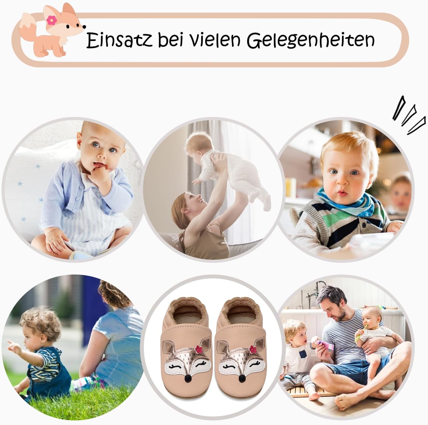 IceUnicorn Krabbelschuhe Baby Lauflernschuhe Jungen Mädchen Weicher Leder Babyhausschuhe Kleinkind Rutschfeste Lederschuhe Baby