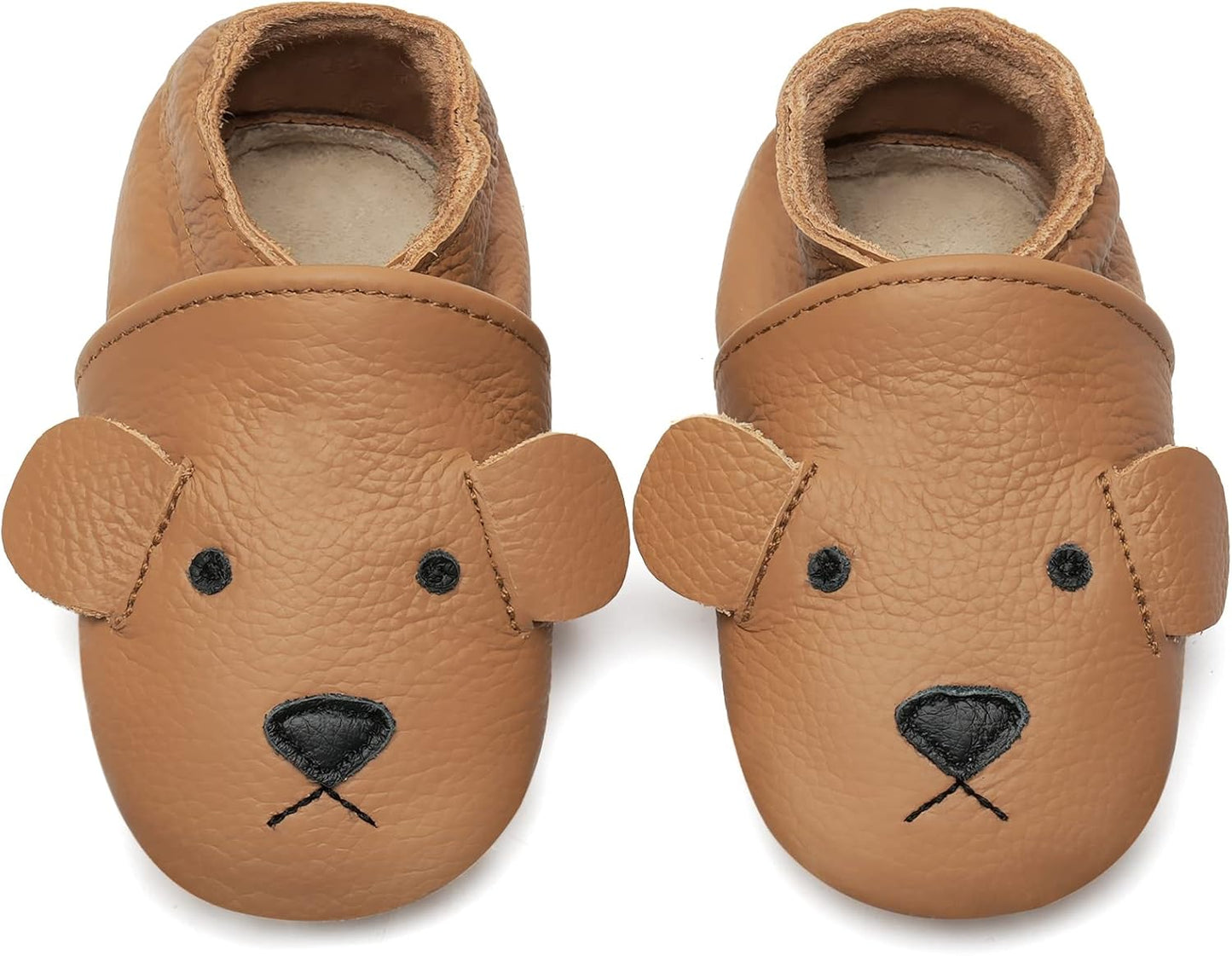 IceUnicorn Krabbelschuhe Baby Lauflernschuhe Jungen Mädchen Weicher Leder Babyhausschuhe Kleinkind Rutschfeste Lederschuhe Baby